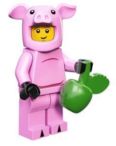 LEGO Minifigure-Piggy Guy-Collectible Minifigures / Series 12-Creative Brick Builders